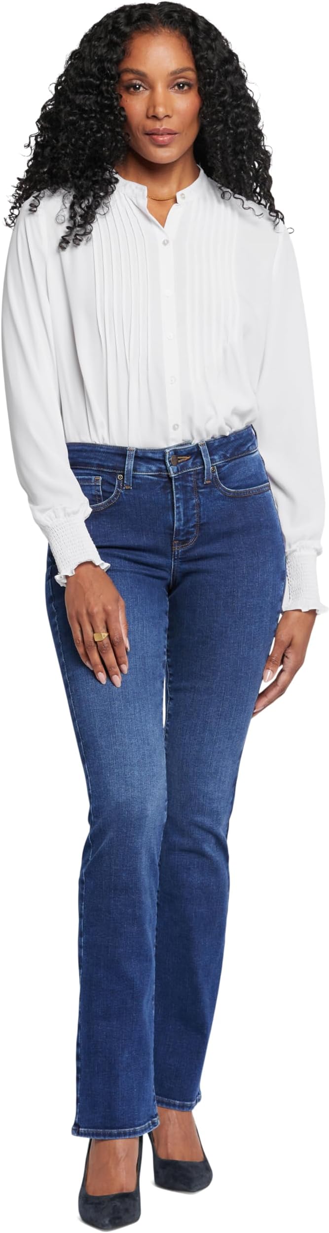 NYDJ Barbara Bootcut Jeans Cooper Blue Size 10