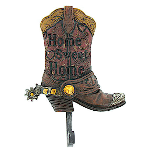 Western Home Sweet Home Boot Wall Mount Hook