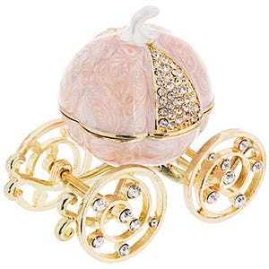 Cinderella Princess Pumpkin Carriage Trinket Jewelry Box Ring Holder