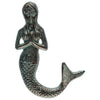 Sea Green Praying Mermaid Bronze Patina Cast Iron Wall Decor