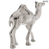 Silver Camel Figurine Metal Table Top Piece