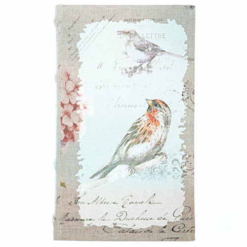 Sparrow Bird Vintage Style Decorative Book Box