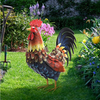 Rooster Decor Garden Statue Chicken Yard Lawn Art Sculpture Outdoor