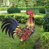 Rooster Decor Garden Statue Chicken Yard Lawn Art Sculpture Outdoor